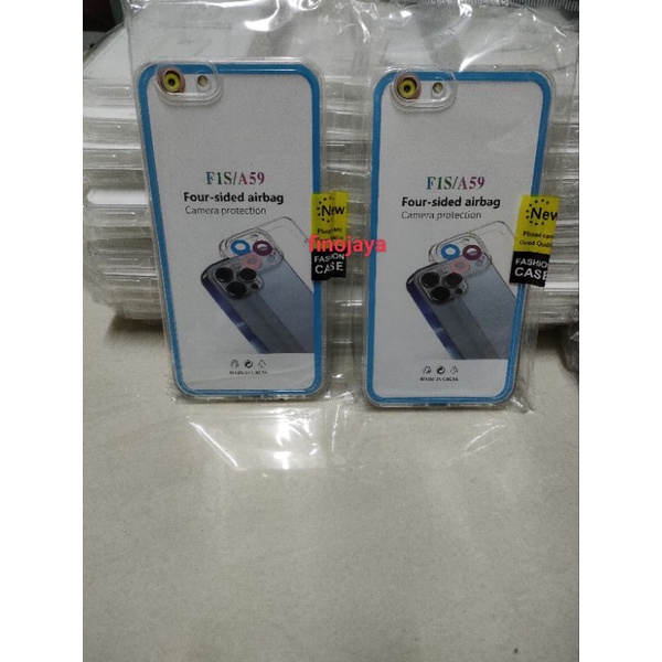 Softcase Oppo F1S A59 Silikon Casing Selicon Case Bening Terasfaran Pelindung Pro Camera