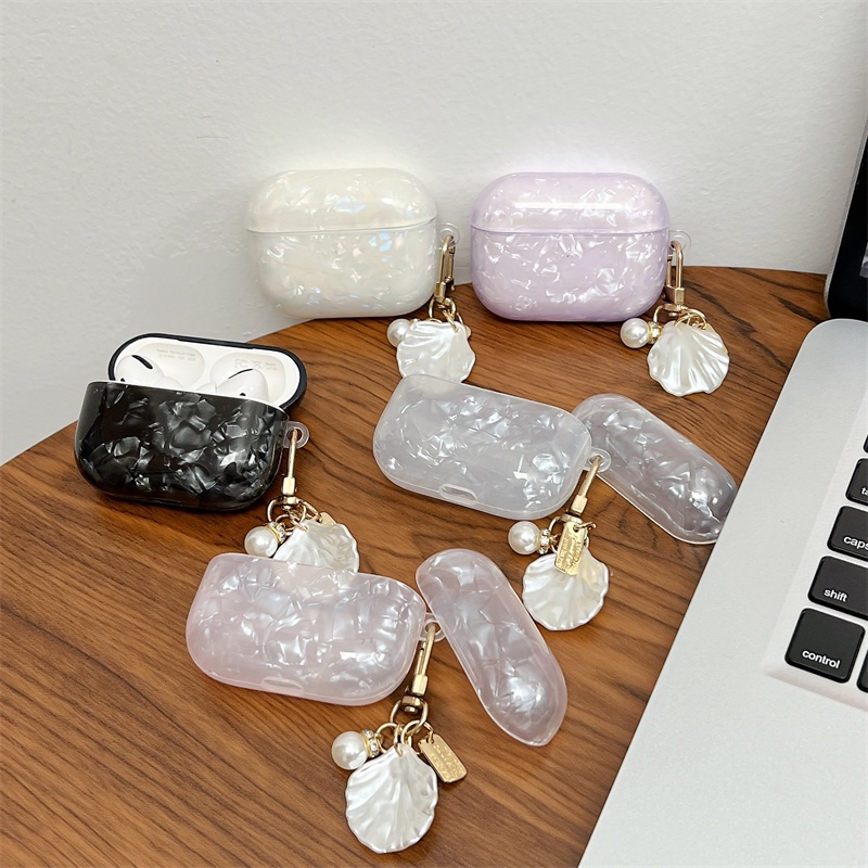 Luxury Leopard Pearl Case Untuk Apple Airpods1 2 3 Case Gelang Rantai Case Untuk AirPods Pro Retro Case Dengan Lanyard Earphone Box