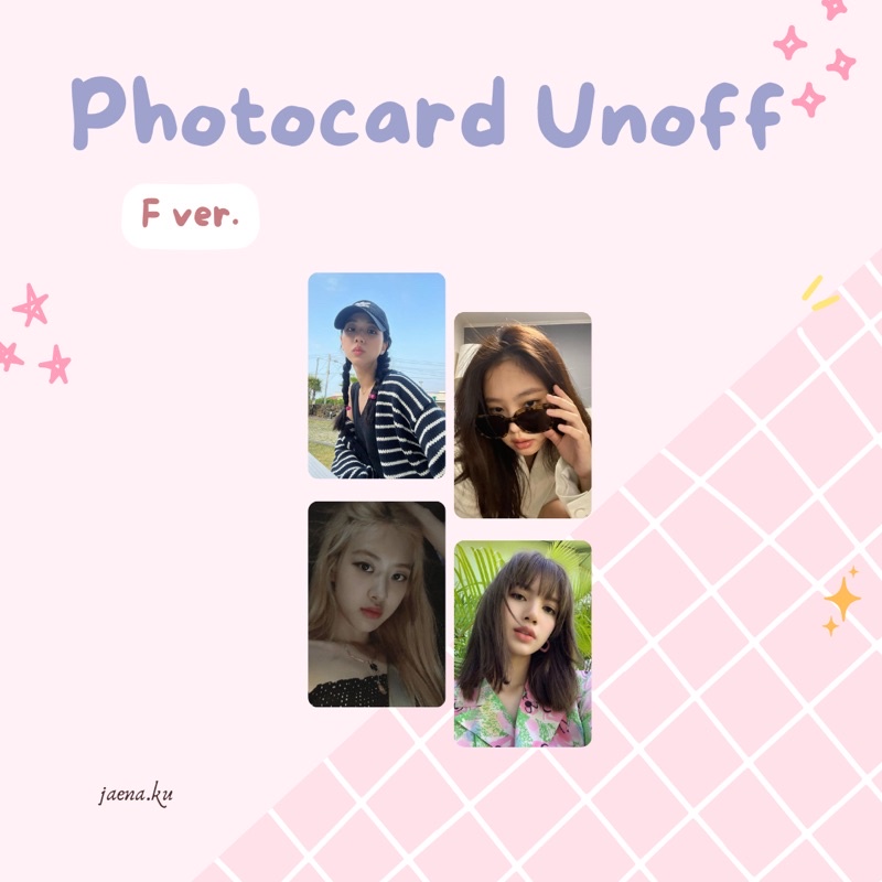 [BLACKPINK] PHOTOCARD UNOFF BLACKPINK #2 SELCA