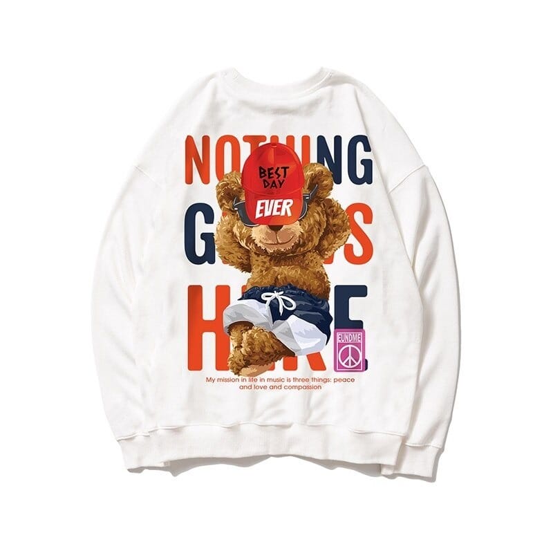 Sweater Basic Crewneck EUNDME BEST DAY EVER Pria Wanita Ukuran S M L XL XXL XXXL