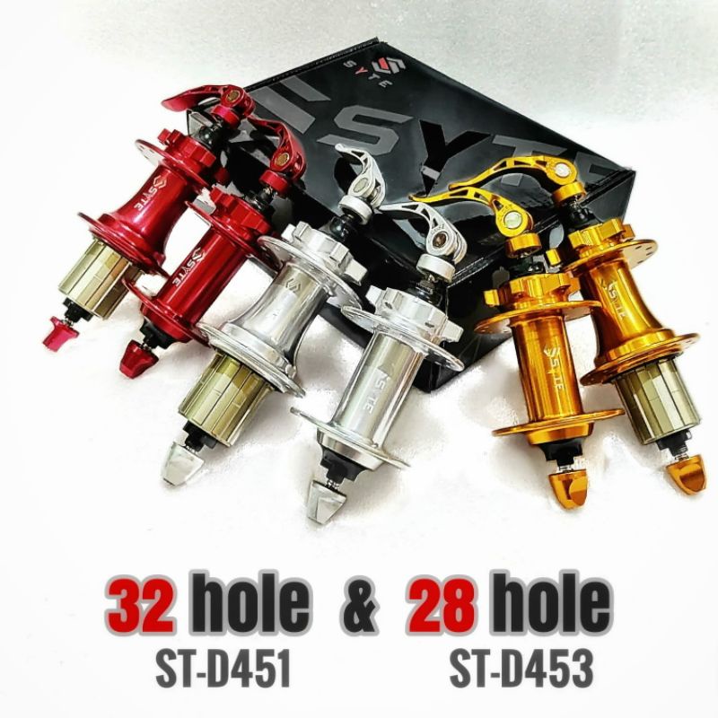 Hub Freehub SYTE 32 Hole / 28 Hole 6 Pawl 6 Bearing Hub Sepeda Lipat dan MTB