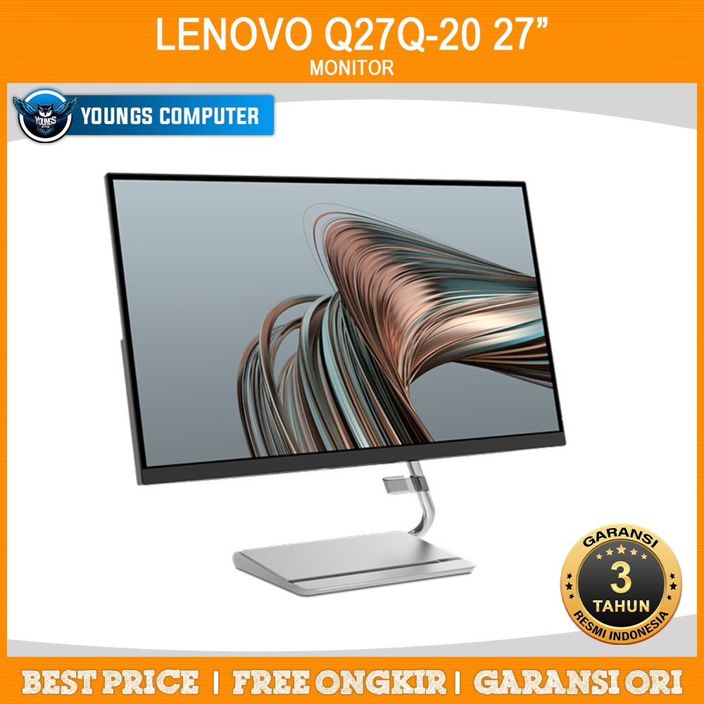 MONITOR LED LENOVO Q27q-20 27&quot; IPS 2K 75Hz 99% sRGB Speaker