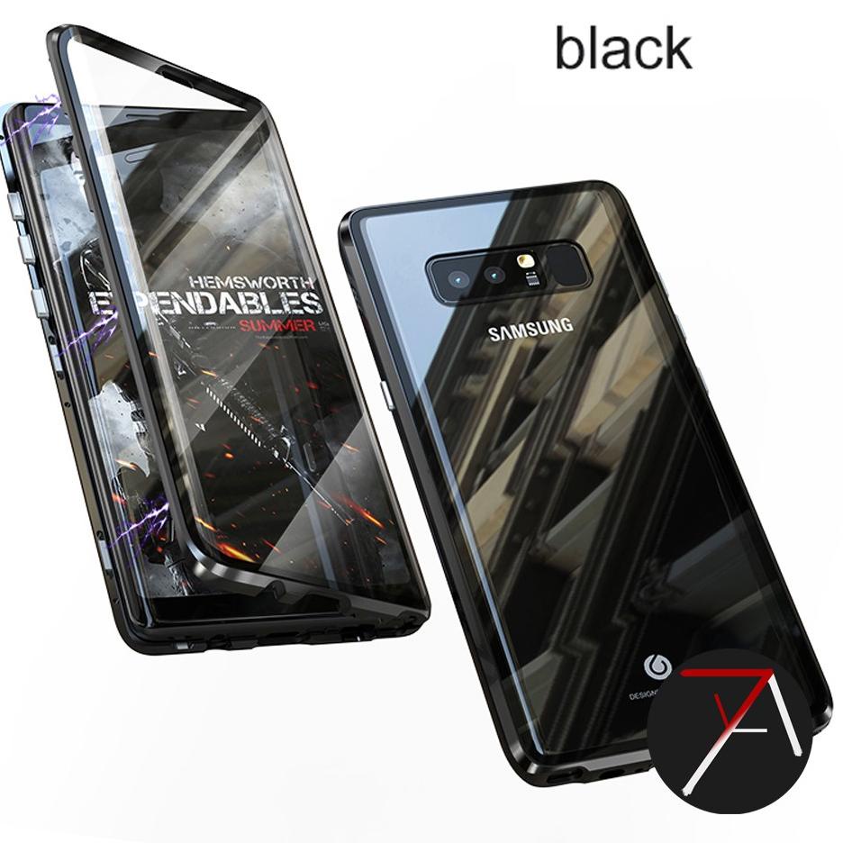 Menarik Samsung Galaxy Note 8 Note8 Double Side Glass Magnetic Case Metal Cover Casing Depan Belakan