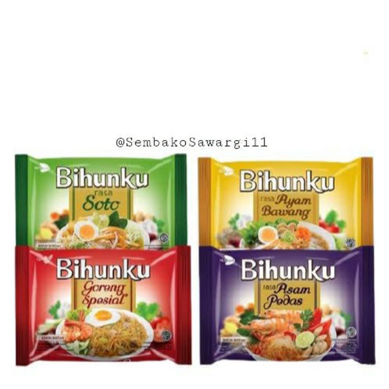 

Bihunku Instan Kuah&Goreng 1 Dus isi 40 Bks