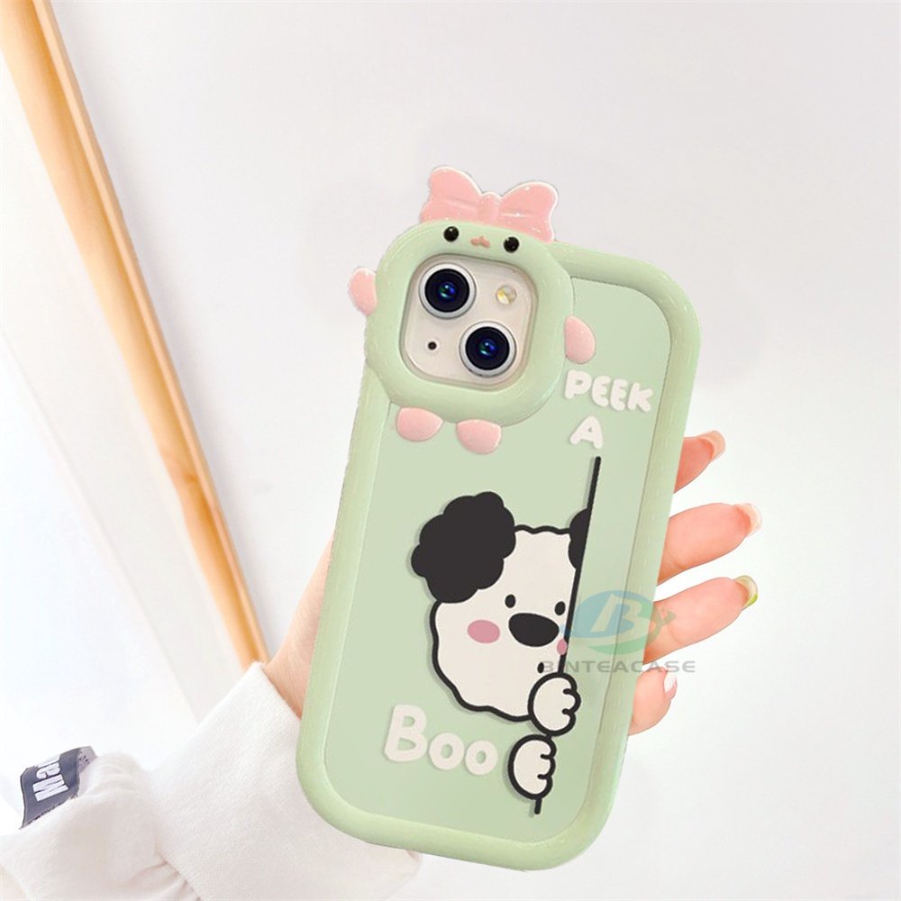 Case Desain Beruang Kecil Untuk IPhone 14 Pro Max 13 Pro Max 11 12 Xr XS 6 6S 7 8 Plus