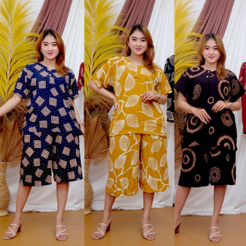 setelan rayon beby doll baju tidur one set piyama baju bobo murce/murah