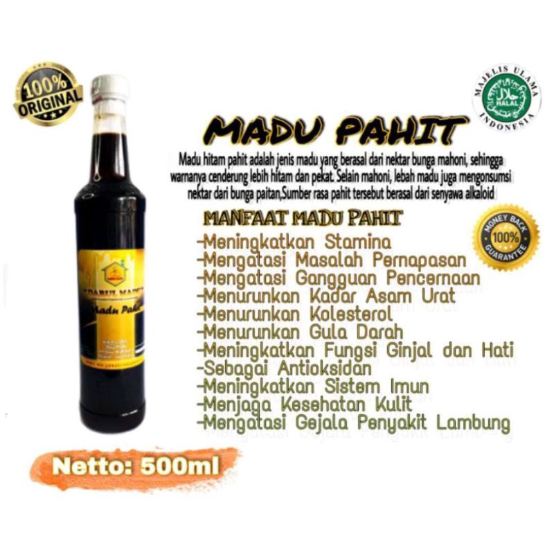 

Madu pahit Asli Madu