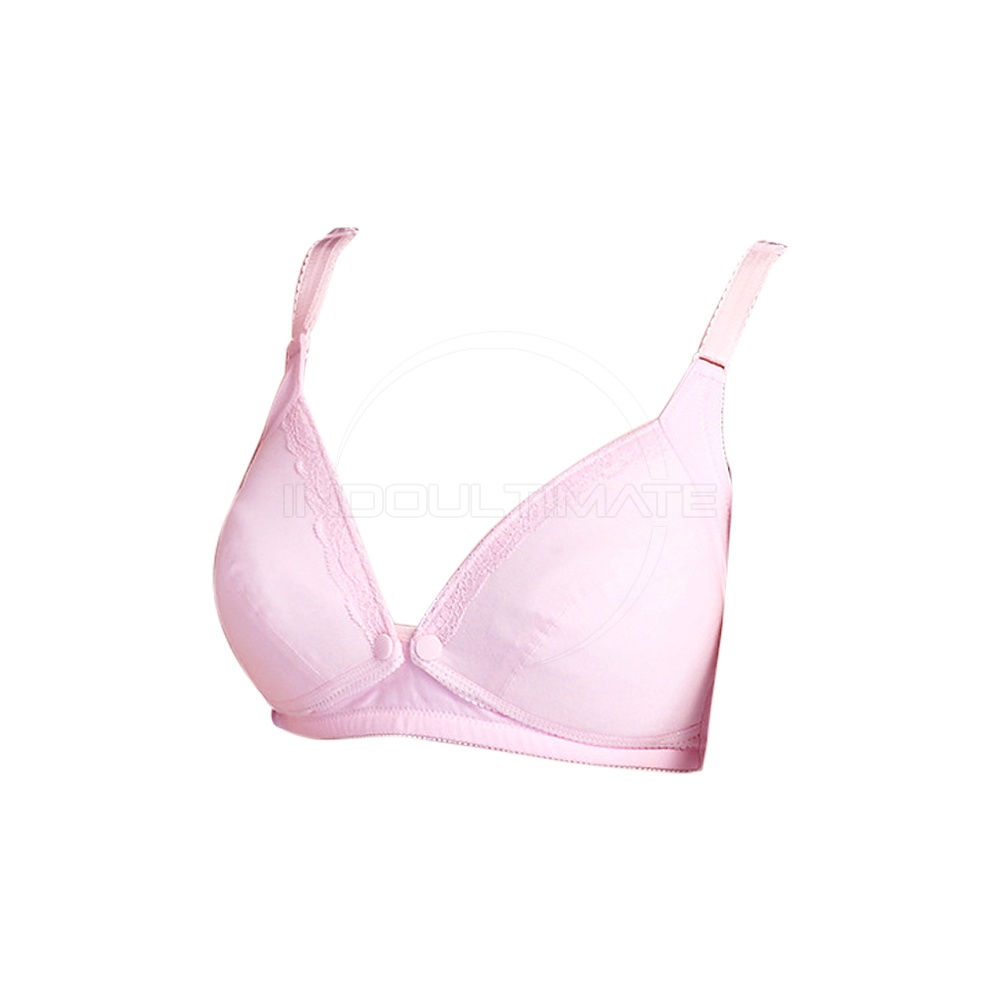 1 Pcs Bra Menyusui Tanpa Kawat  Bra Menyusui Kancing Depan BH Menyusui Bayi Pakaian Dalam Wanita Cewek Perempuan Nursing Bra Maternity Bra BIM-22