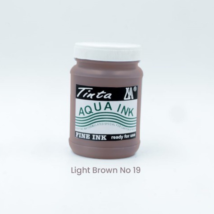 

Cat Sablon Kardus, Kertas & Styrofoam Aqua Ink - 1/2 Kg - Warna Light Brown