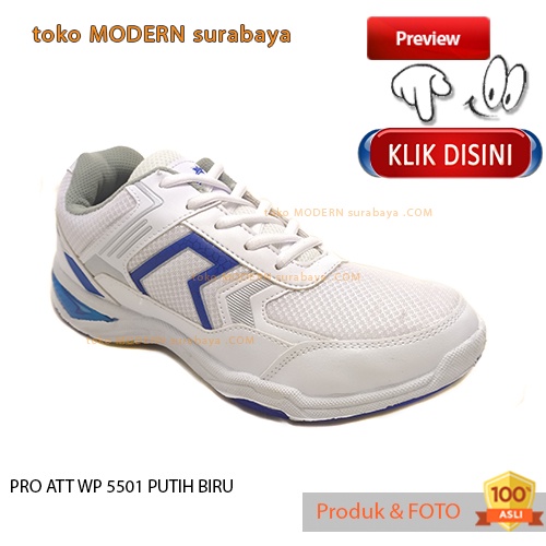 Sepatu Pria olahraga casual sneakers kets PRO ATT WP 5501 PUTIH BIRU