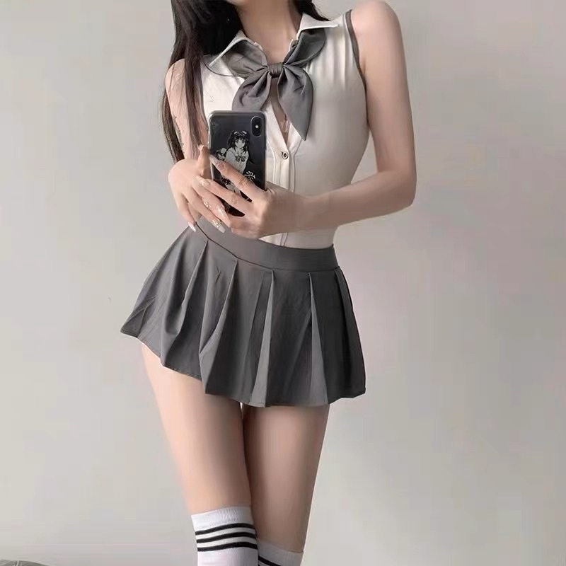 sut Sexy lingerie cosplay student baju sexy cosplay wanita / Costume student / Kostum Murid Wanita