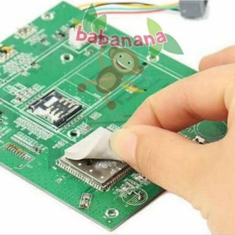 Thermal pad 100mm x 10mm x 1.0mm Grey prosesor memory heatsink