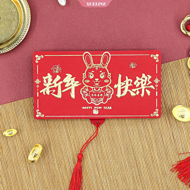 2023tas Amplop Merah Festival Musim Semi Kreatif Bentuk Tiga Dimensi Lipat Amplop Merah Kelinci Tahun Kartun Amplop Merah Bintik Grosir [ZXL]