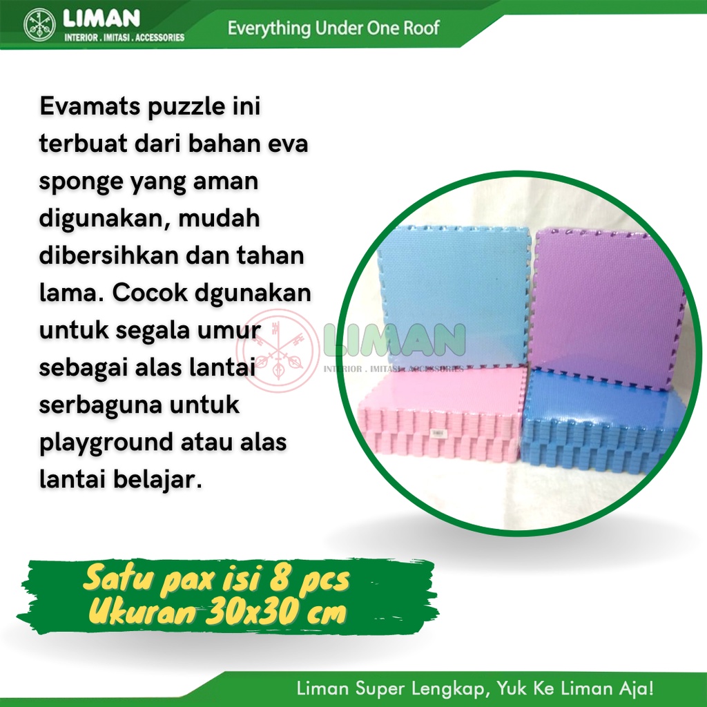 EVAMATS POLOS 30x30CM/ KARPET EVAMATS