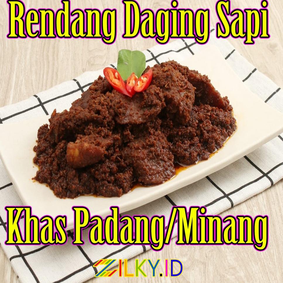 

(U-M1M-➸) Rendang Randang Daging Sapi Khas Asli Padang Minang Zilky Original Ori Pedas Pedes Salero Food SaleroFood Makanan Siap Saji Bukan Mama Mamah Fuji Puji bisa cod