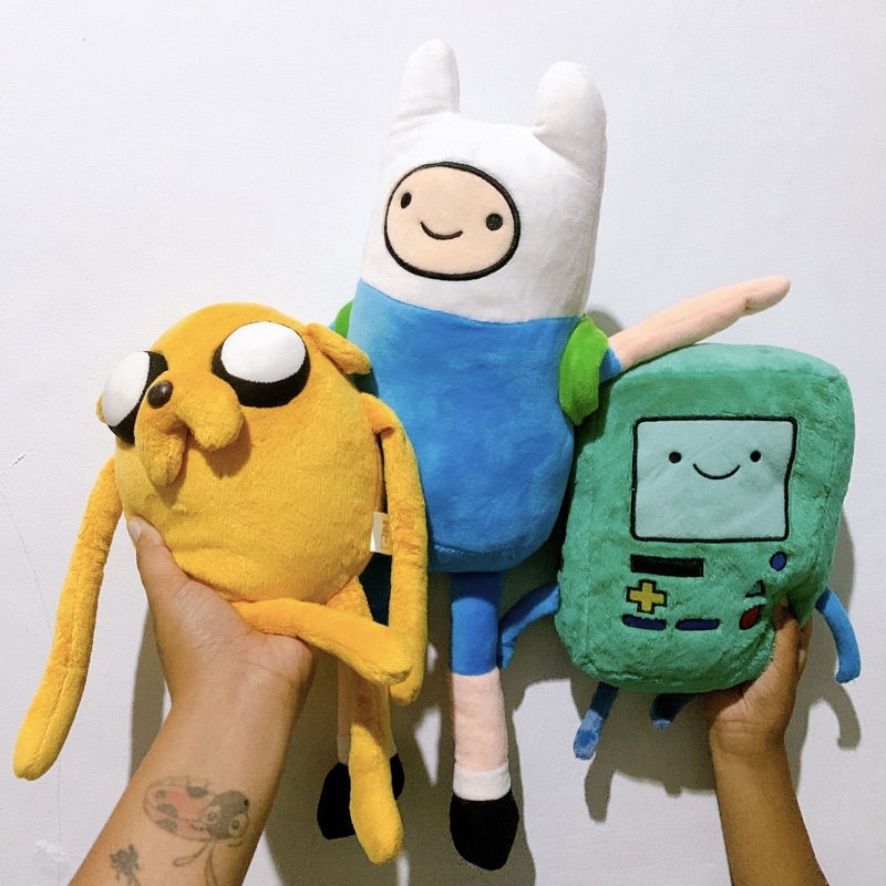 Boneka Adventure Time Finn Jake BMO (3pcs)
