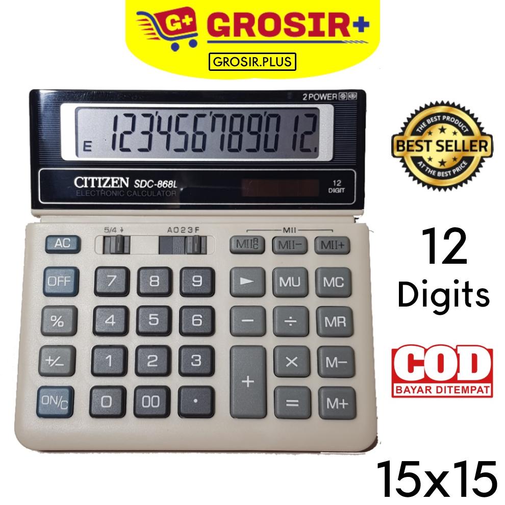 

BISA COD Kalkulator 868L 12 Digit - 868L - Kakulator Dagang / Kalkulator check / Calculator 12 Digit