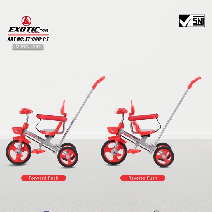 Tricycle exotic ET 606-1-7 ET606-1-7 baby stroller kereta dorong anak bayi dorongan anak bayi sepeda roda tiga 3 ET1265 ET 1265 ET1263 ET 1263 ET1267 ET 1267 ET1268 ET 1268 ET2251 ET 2251 AT7705 AT 7705 AT7702 AT 7702 AT7711 AT 7711 AT7713 AT 7713
