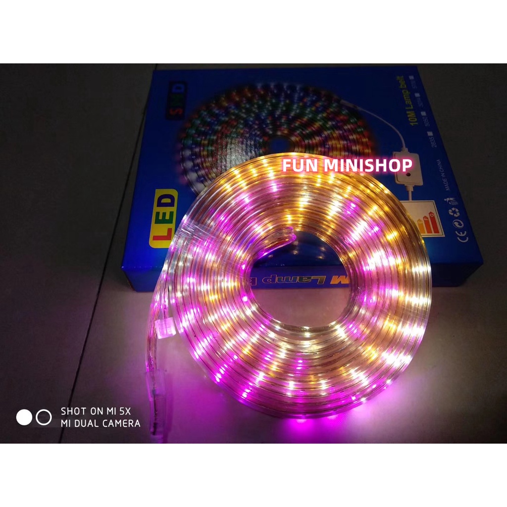 PAKET LAMPU LED STRIP SELANG RGB WARNA WARNI 2835 OUTDOOR