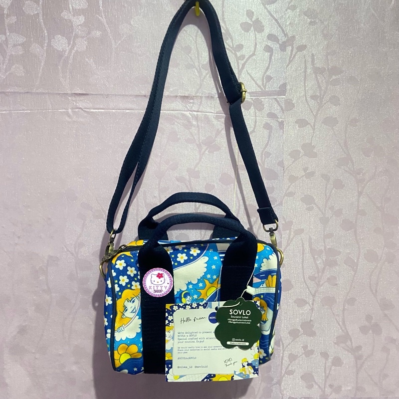 Sovlo Mini Carla Canvas - Tas Selempang Wanita