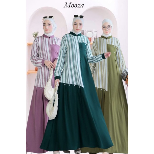 Mooza dress syakila premium original mumtaz / classical abaya syakila / Dress syakila premium ori mu