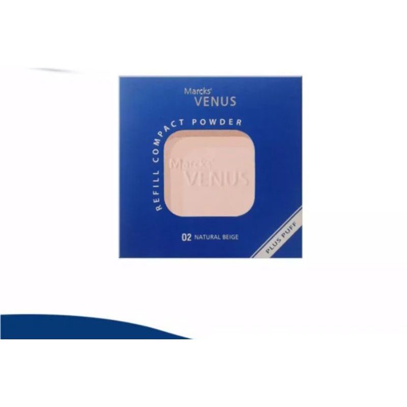 Marcks' Venus Compact powder kaca&refil adalah bedak padat untuk semua jenis kulit 12gr MURAH LOH