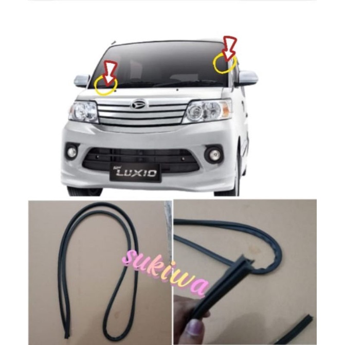 Karet kaca depan Luxio original