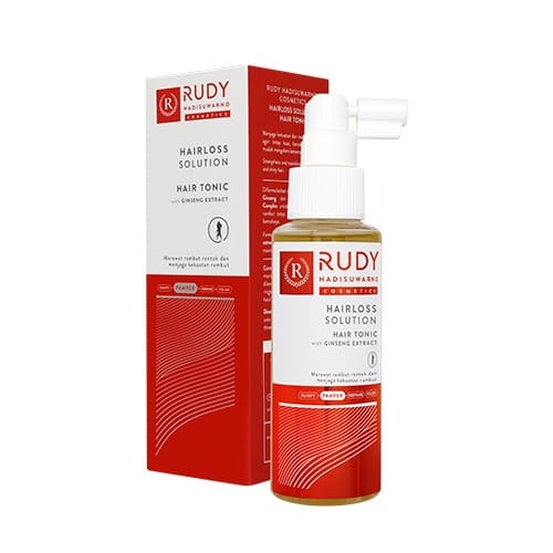 RUDY HADISUWARNO HAIR LOSS DEFENCE / HAIR TONIC GINGSENG SOLUTION / PERAWATAN RAMBUT RONTOK