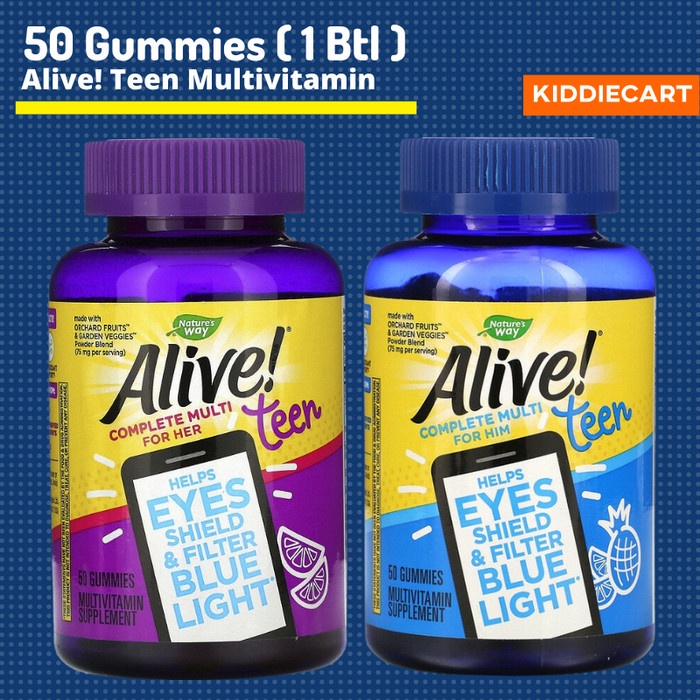 Nature's Way, Alive Teen, Complete Multi Multivitamin Anak Remaja