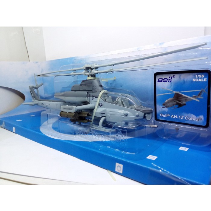 Diecast Miniatur Pesawat Helicopter BELL AH-1Z Cobra Skypilot Newray