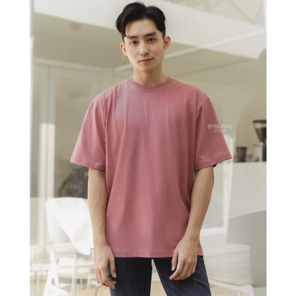 Osaka Oversized Tshirt In Dusty Rose - Kaos Oversize Pria dan Wanita Dusty Rose - Blank Apparel