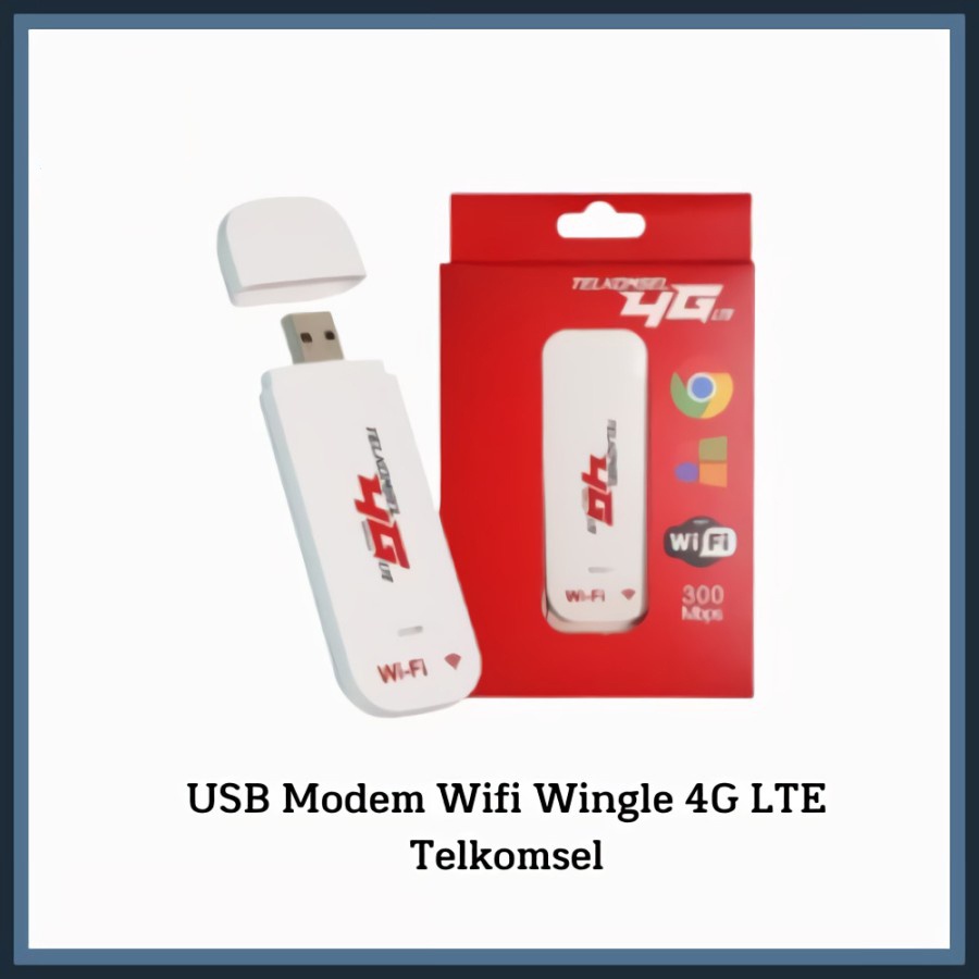 Modem Wifi 4G Telkomsel 300Mbps / WIFI / 4G LTE / Unlock All Operator