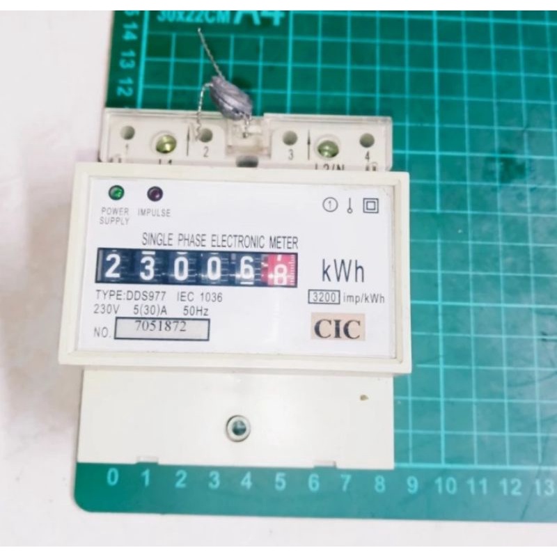 KWH METER SINGLE PHASE 5(30A)MREK :CIC