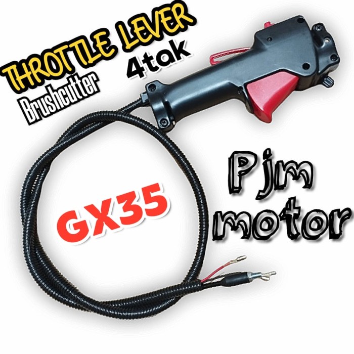 Gx35 Throttle lever Gagang stelan gas mesin potong rumput 4 tak gx31
