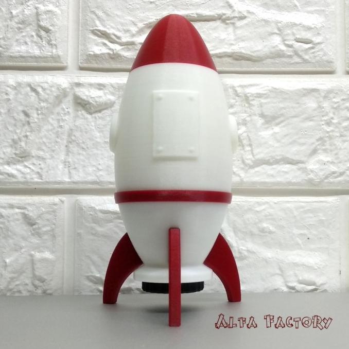 Mainan anak laki perempuan edukasi Rocket Roket Nussa Nasa Pesawat