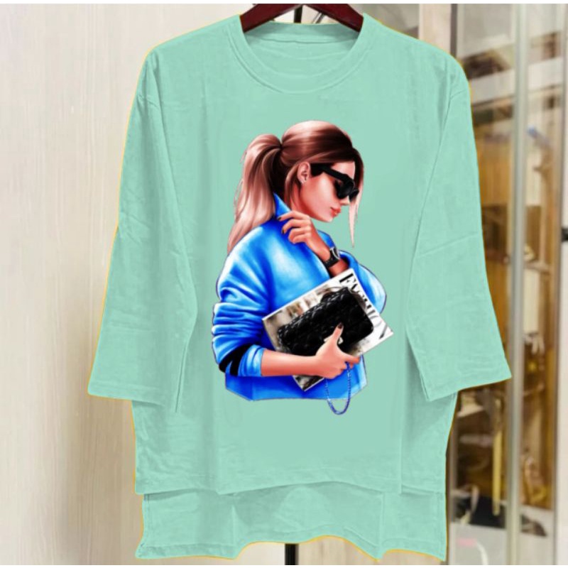 KAOS OVERSIZE VISTABERRY STUDENT GIRL