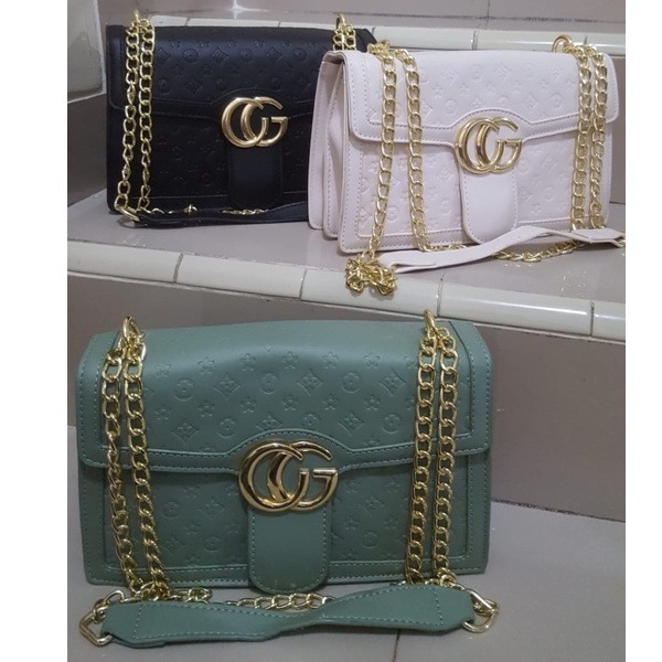 ( 2PC 1KG ) GTBI998880384 New Arrival  !!!  Tas Selempang  Tas Wanita Import  Premium Terbaru