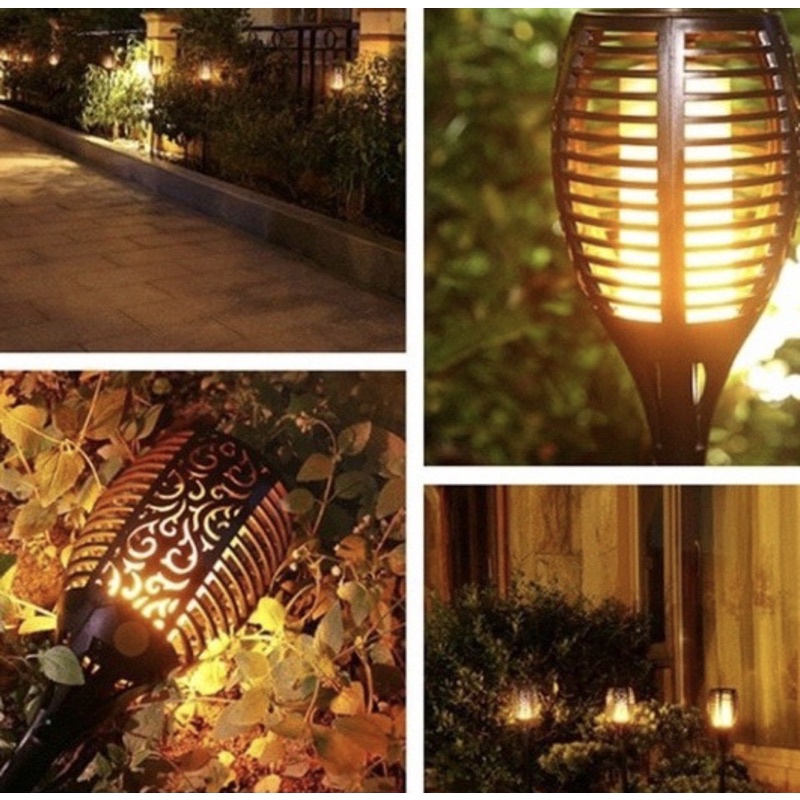 lampu taman obor lampu obor api led lampu taman solar panel tancap lampu taman tenaga surya