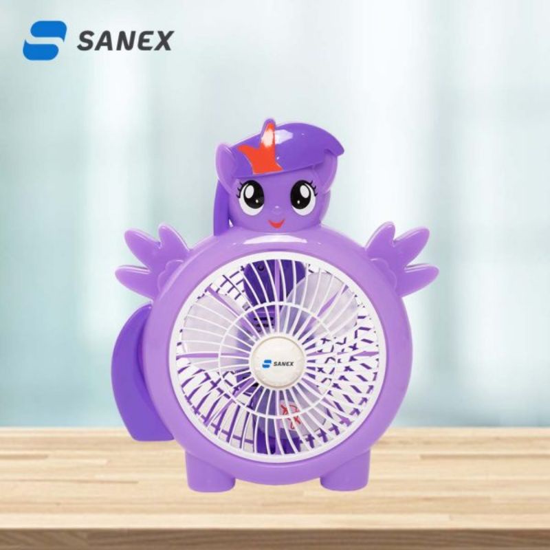 SANEX Box Fan / Kipas Kotak KK-809UC Karakter Unicorn 8 Inch&quot;