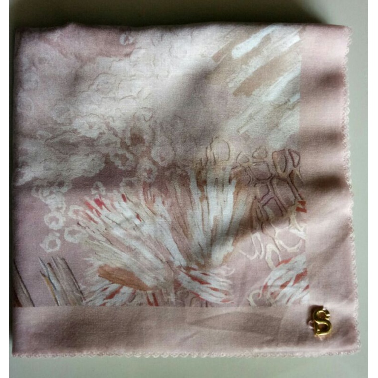 Les amities 1 pink buttonscarves preloved