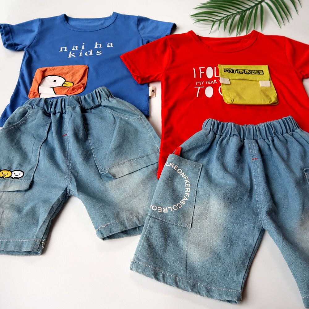 Setelan Kaos Anak Laki-Laki Import Premium 1-4 Tahun