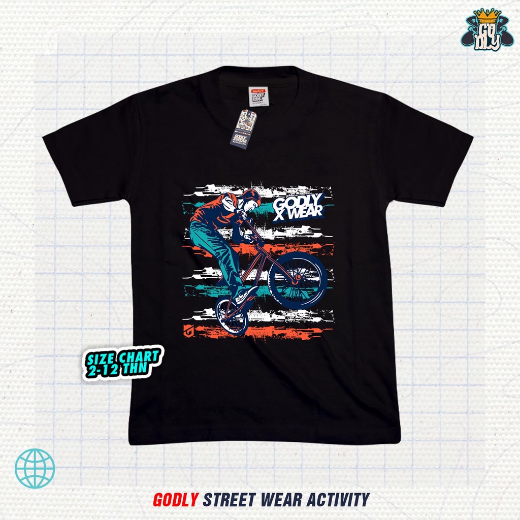 ATASAN KAOS ANAK TREND USIA 1-12THN / COD BAYAR DITEMPAT / PAKAIAN ANAK / TERLARIS / GODLY.XWEAR