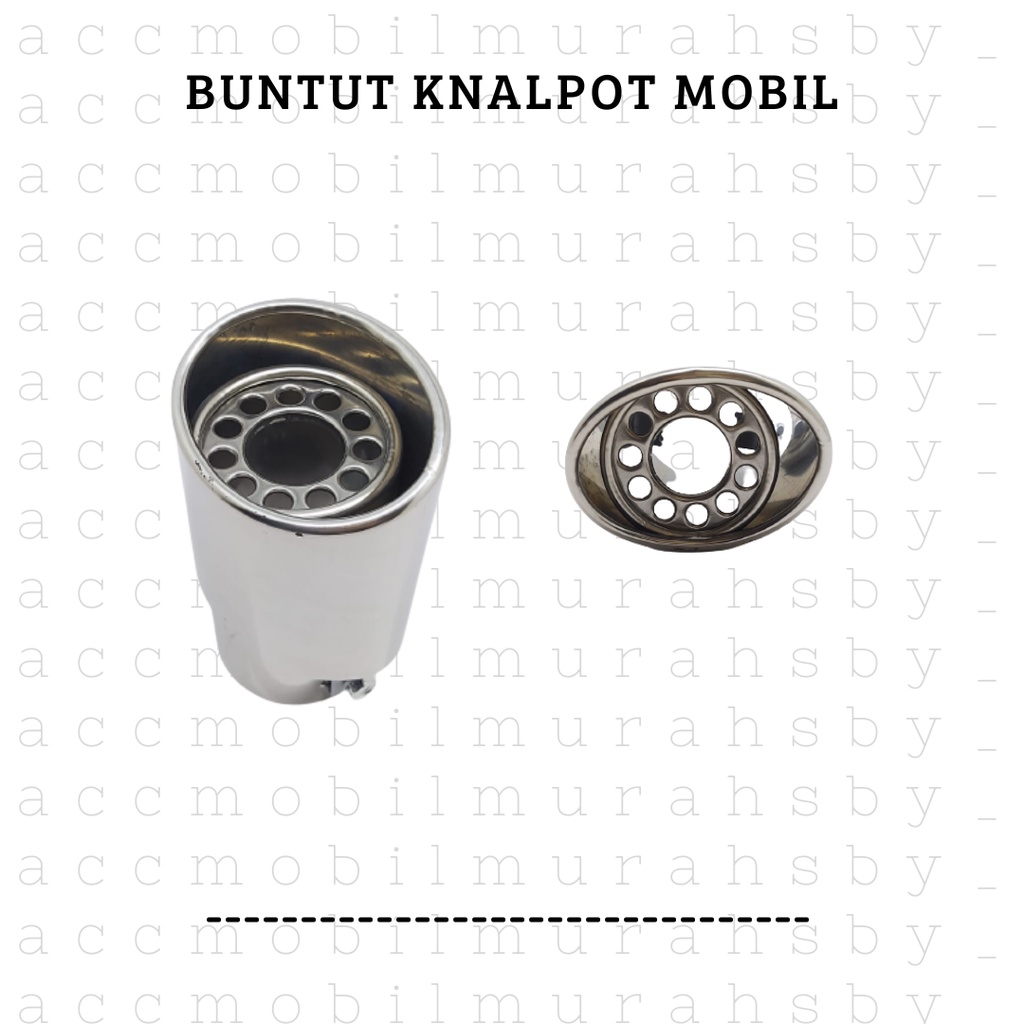 Muffler Cutter Buntut Cover Dekorasi Ujung Knalpot Mobil Universal