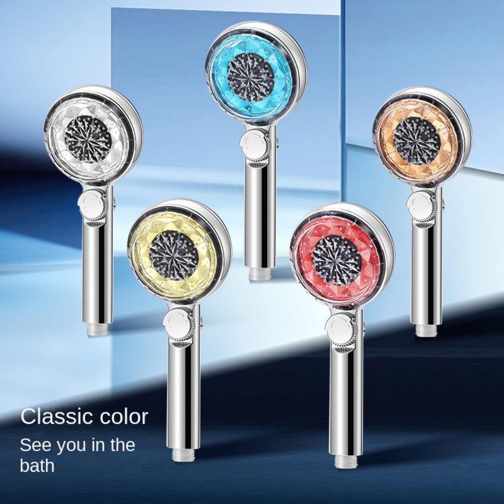 Kepala Shower Genggam Nanas Semprotan Pijat Bertekanan Kontrol Suhu Air Pengatur Aliran Air Water-Saving Switch Type