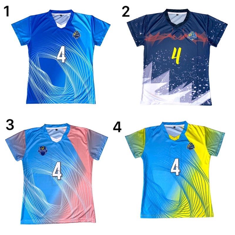 Jersey Voli Cewek Atasan Fullprint Kaos Voli Cewek Atasan Fullprint