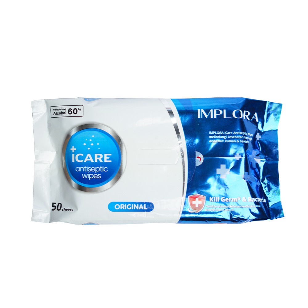 Implora ICAre Antiseptic Wipes 50s