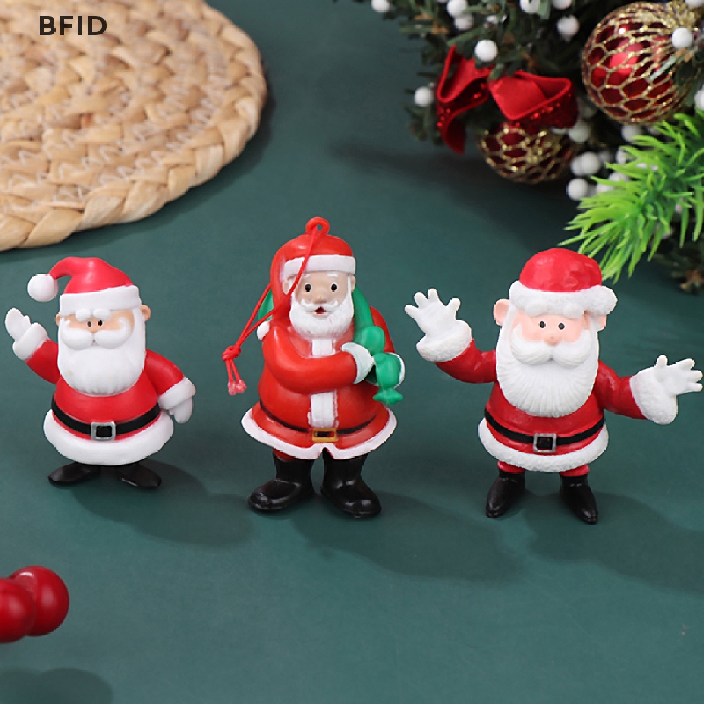 [BFID] 1:12 Rumah Boneka Miniatur Santa Claus Ornamen Pohon Natal Liontin Dekorasi Rumah [ID]