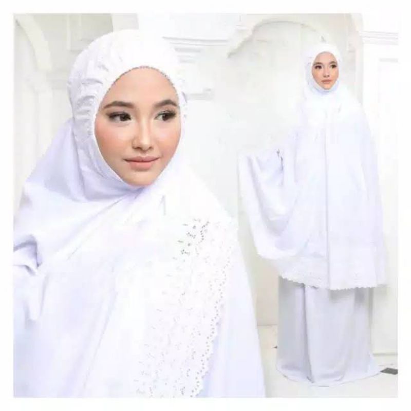 Mukena Khadijah melati bahan adem terbagus