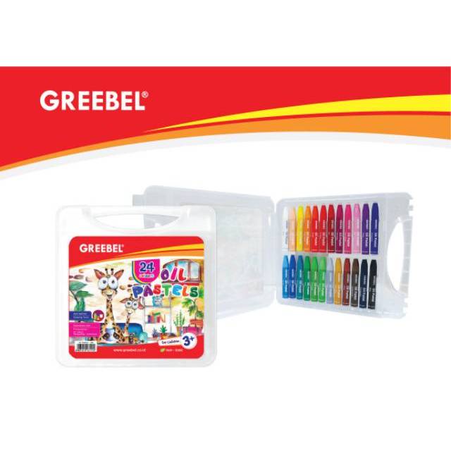

CRAYON OIL PASTEL GREEBEL 24 WARNA