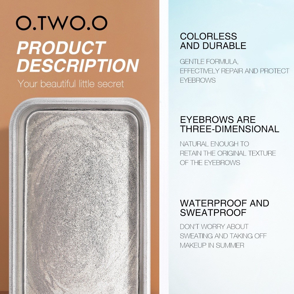 O.TWO.O pembentuk alis wax alis brow styling soap eyebrow